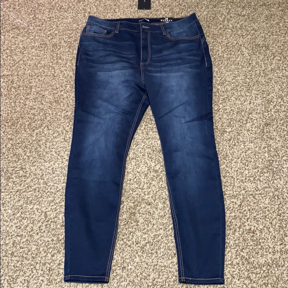 Fashion nova dark jeggings